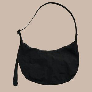 Brand New Black Baggu Crescent Bag- Medium size